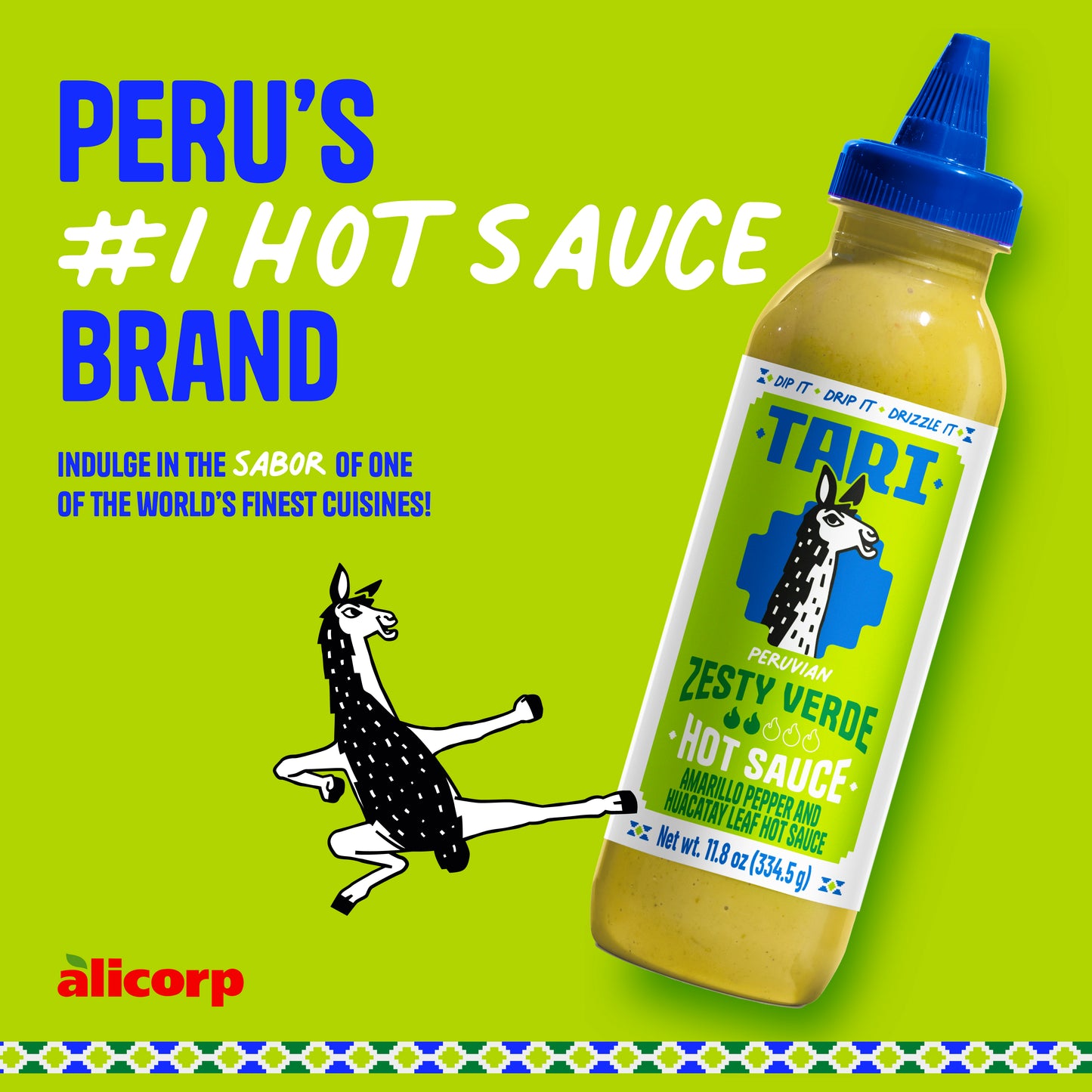 Tari Hot Sauce - Zesty Verde - 11.8oz