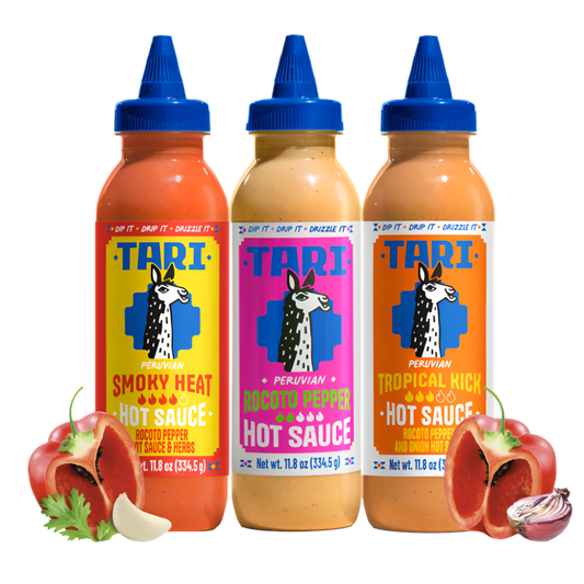 3pk Tari Variety Pack - Rocoto & Smoky & Tropical - 11.8 oz each