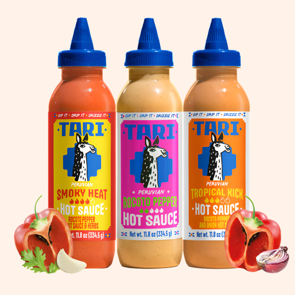 Tari Hot Sauce 3pk - Rocoto + Smoky + Tropical - 11.8 oz each