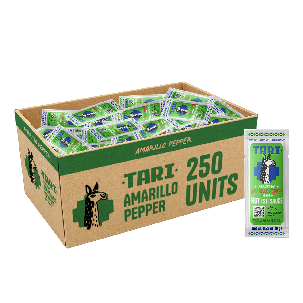 Amarillo Pepper hot sauce packets