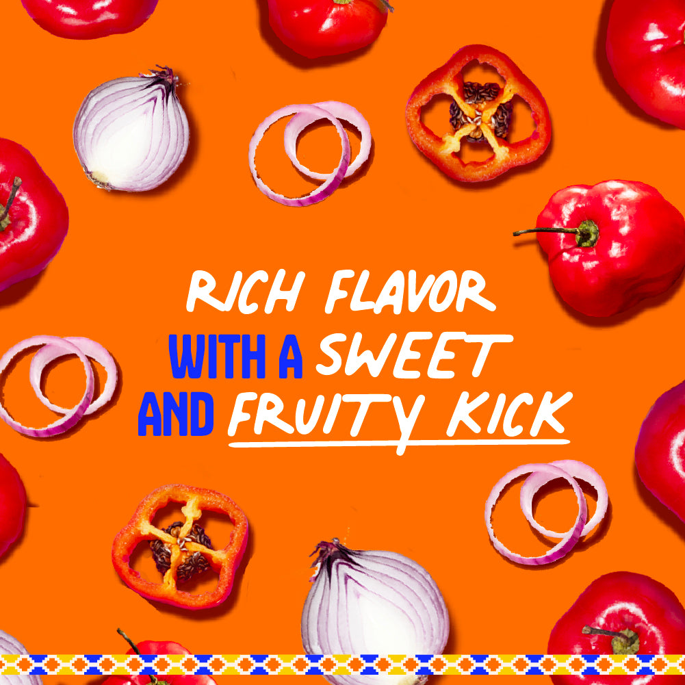 Tari Tropical Kick Hot Sauce Packets | Sweet & Chunky Kick | Perfect Single-Serve Size Eggs, Chicken Wings, Eggs, and more | 0.28 Oz (250 Packets)